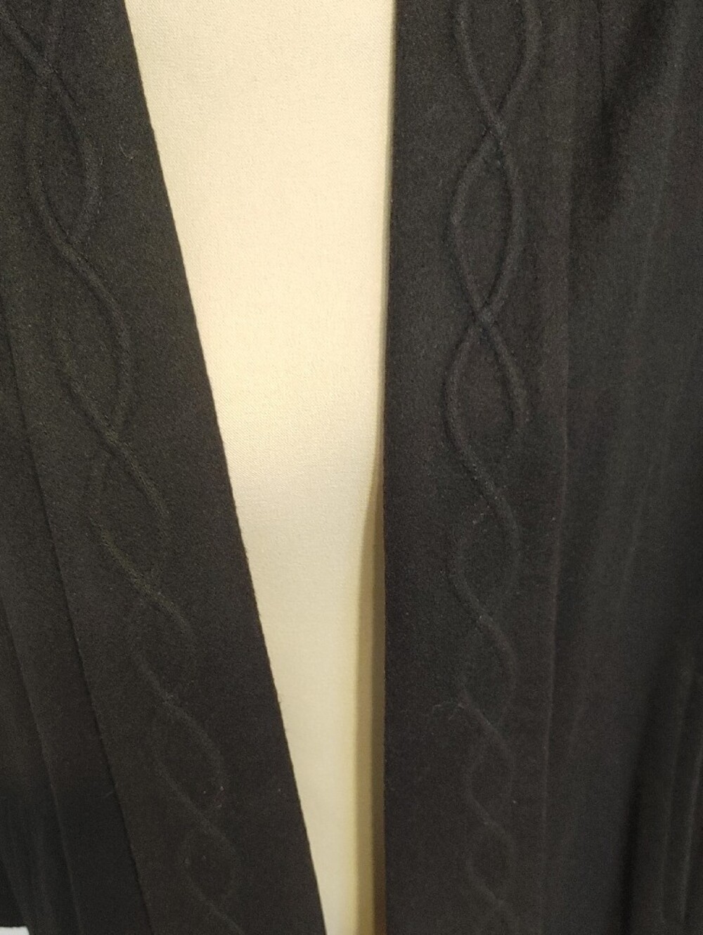 Alorna Black Shawl Collar Open-Front Blazer Jacket - Picture 9 of 12
